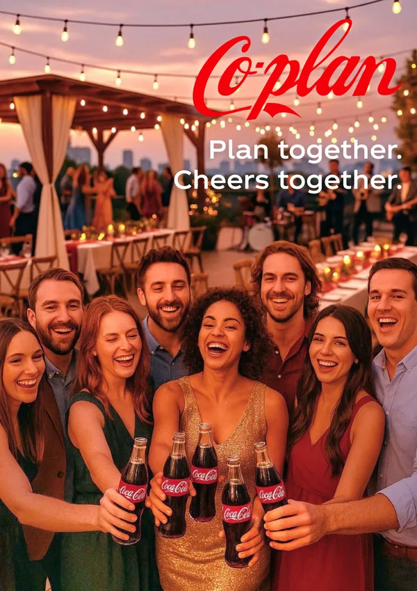 Brochure page 8 of 16. Plan together. Cheers together.