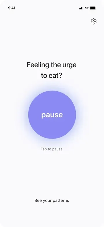 Pause: tap to pause