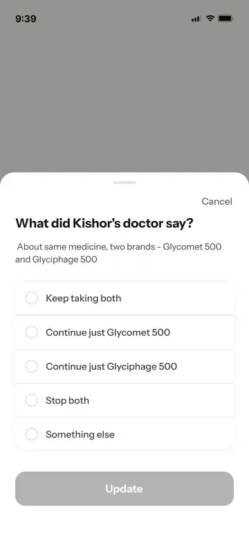 PreSync question for the doctor